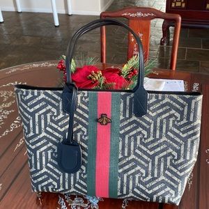 Authentic Gucci calebio web tote